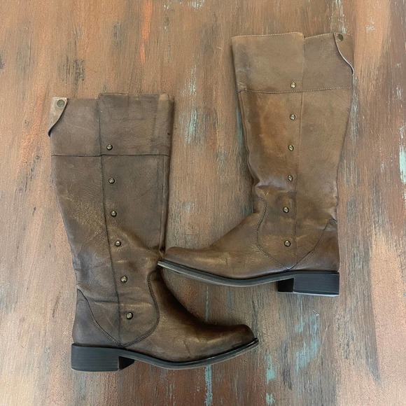 Steve Madden Women's Pascal Leather Boots Sz 8.5 - Picture 5 of 10